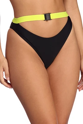 Belt Front Swim Bottom