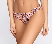 Spring Into Floral Bikini Bottoms