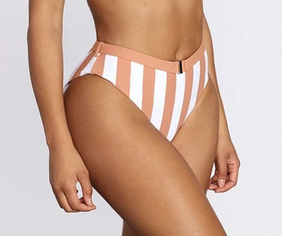 Sunkissed Striped Swim Bottoms