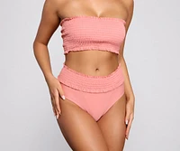 Ready For A Vacay Smocked Bikini Bottoms