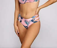 Pretty Palm Paradise Bikini Bottoms