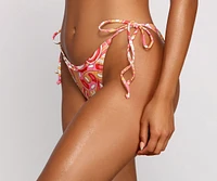 Bohemian Dreams Paisley Print Bikini Bottoms