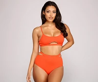 Makin' Waves High Waist Bikini Bottoms