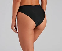 Yacht Club Lace-Up Bikini Bottoms