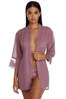 Sheer Appetite Robe & Panty Set