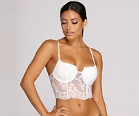 Lady Lace Longline Bra