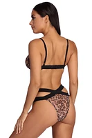 Leopard Bralette And Panty