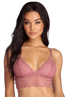 Lattice Side Lace Bralette