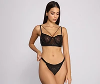 Bring the Heat Mesh Lingerie Set