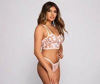 Love For Mesh Bra and Panty Set