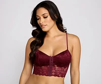 Love Of Lace Hook And Eye Bralette