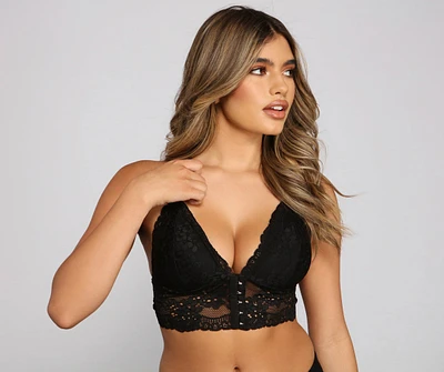 Sheer And Stunning Lace Bralette