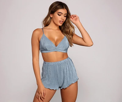 Luxe And Cozy Satin Bralette