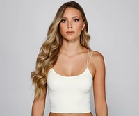 Lace-Back Long Line Bralette