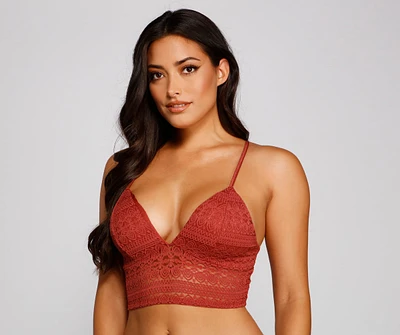 Unforgettable Longline Lace Bralette