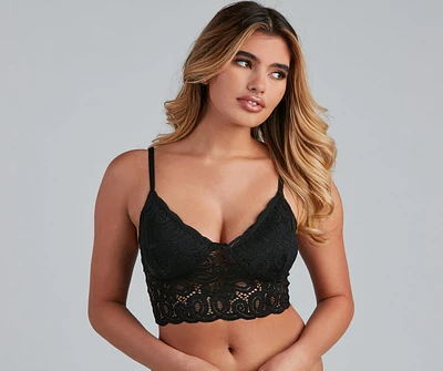 Effortless And Sultry Lace Bralette