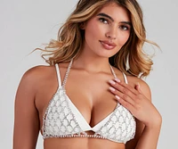 Boho Glam Rhinestone Bralette