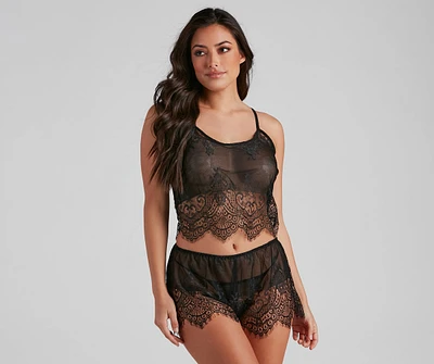 Lacy and Chic Lingerie Set