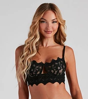 Lace Dreams Embroidered Demi Bra