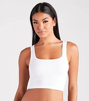 Forever A Staple Seamless Knit Bra Top