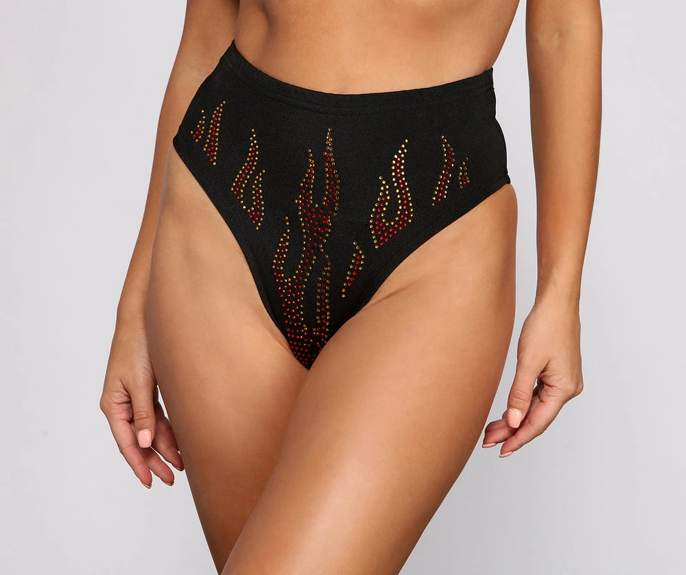 Hot Flame High Waist Briefs