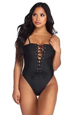 Laced Up Beauty Swimsuit