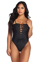 Laced Up Beauty Swimsuit