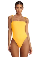 Sunny Days Tie Shoulder Swimsuit