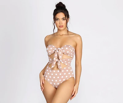 Pretty Polka Dots Swimsuit