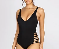 Lookin' Heavenly Cut Out One Piece Swimsuit