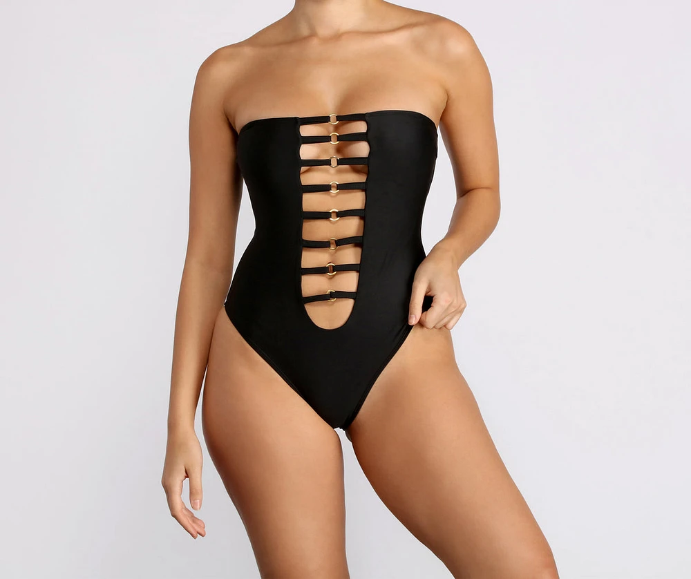 Take A Dip O-Ring One Piece Swim