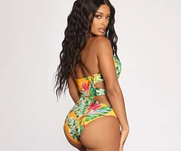 Escape To The Tropics One Piece Swimsuit