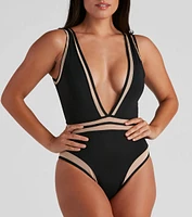 Sultry Silhouette One-Piece Swimsuit