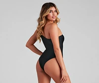 Take A Dip Mesh One Piece Swimsuit