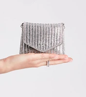 Glam VIP Rhinestone Mini Crossbody Bag