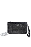 Rhinestone Mini Crossbody And Wristlet