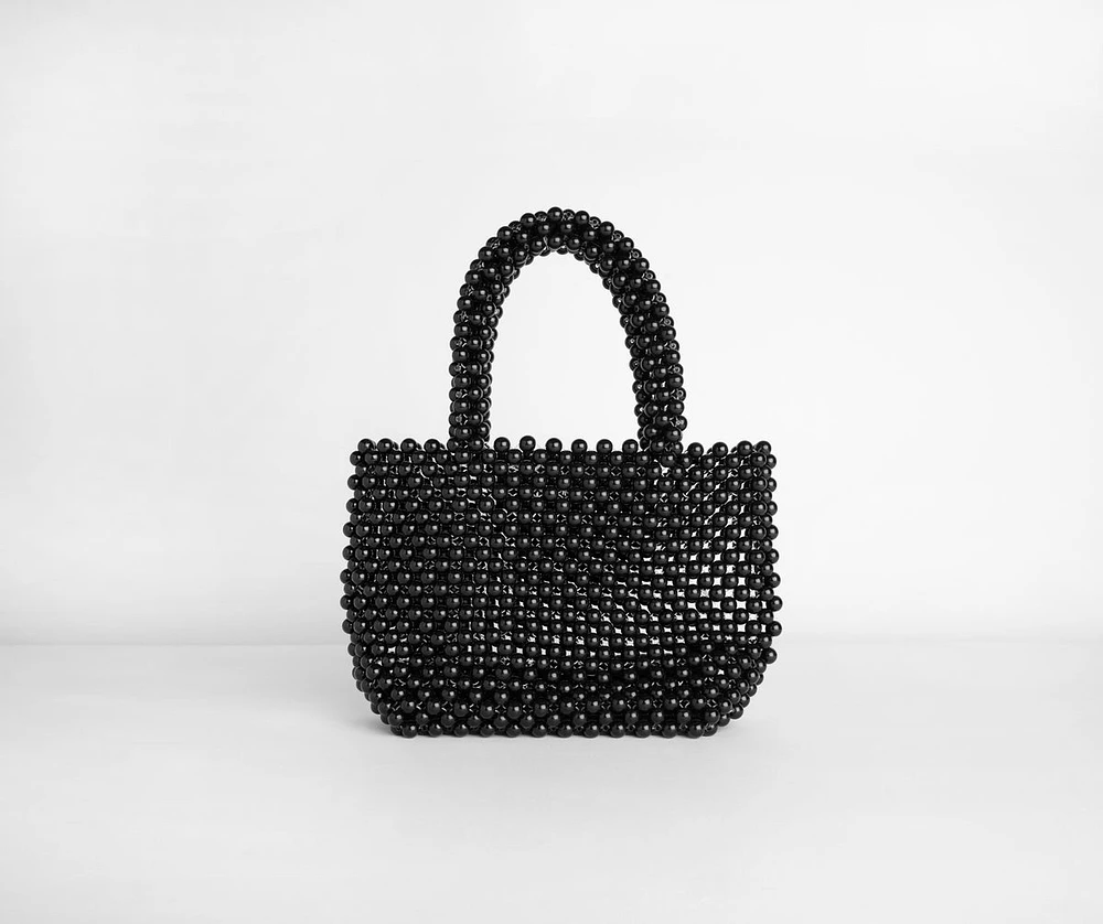 Trendy Beaded Mini Bag