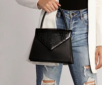 Crocodile Envelope Purse