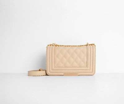 One Day At A Time Quilted Cross-Body Purse