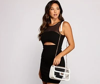 Clear Trendsetter Crossbody