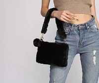 So Fab Faux Fur Shoulder Bag