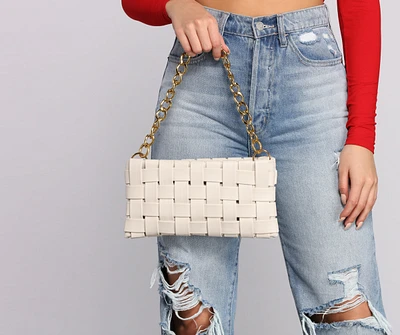 Trendy Babe Faux Leather Shoulder Bag