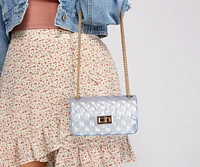 Stylish Trendsetter Quilted Jelly Crossbody Purse