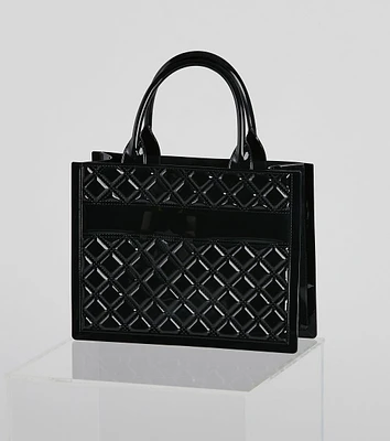 Elevated Chic Quilted Tote Bag