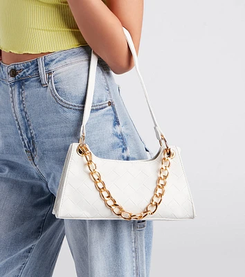 Alluring Trends Chain Shoulder Handbag