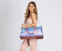 Magically Iridescent Duffle Bag