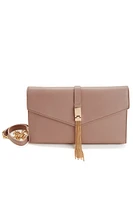 Metal Tassel Envelope Clutch