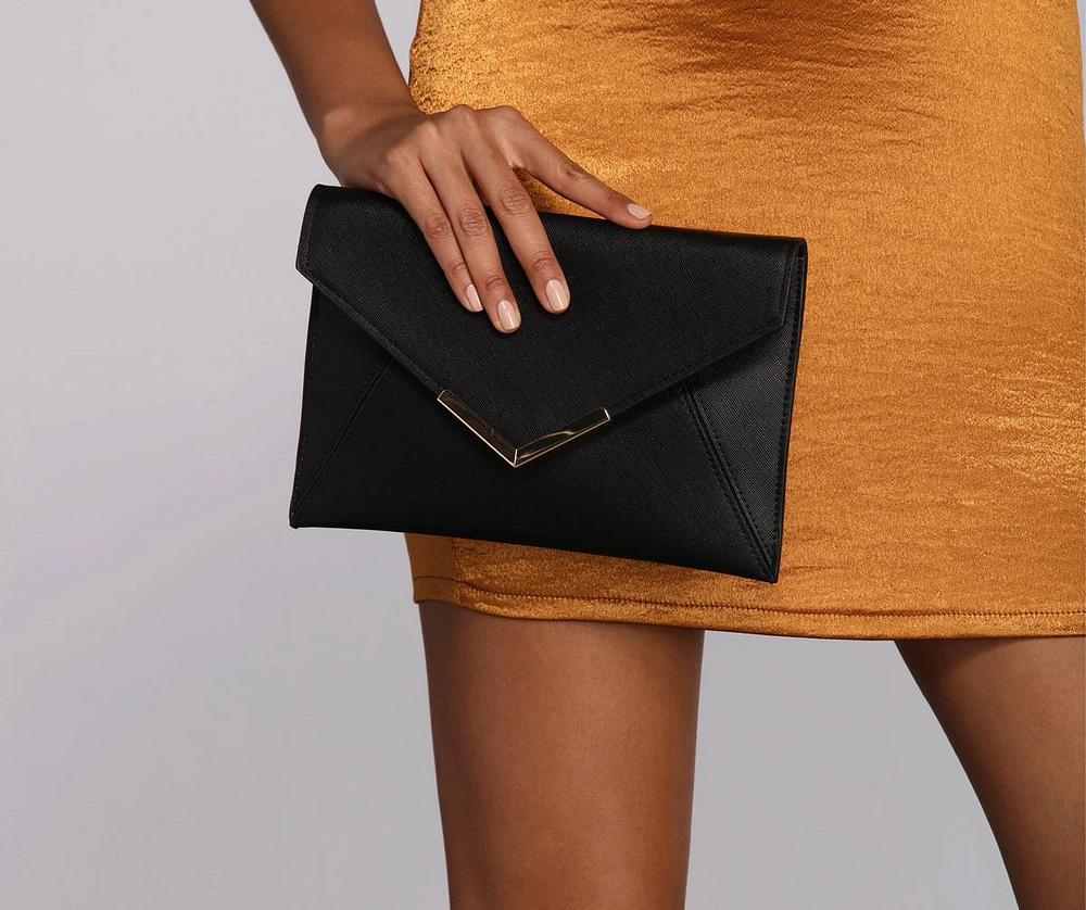 Little Black Envelope Clutch