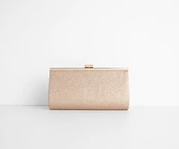 Fame And Fortune Glitter Clutch