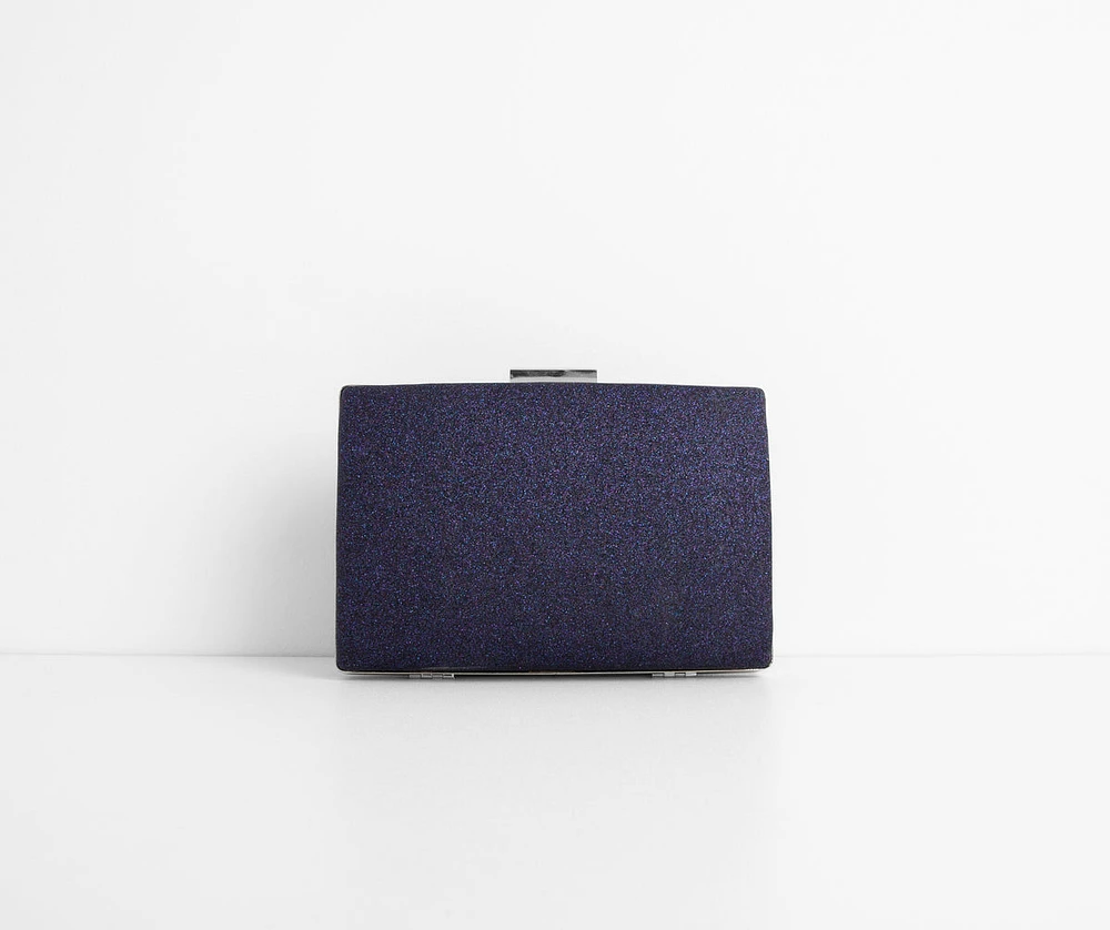 Midnight Wishes Glitter Box Clutch